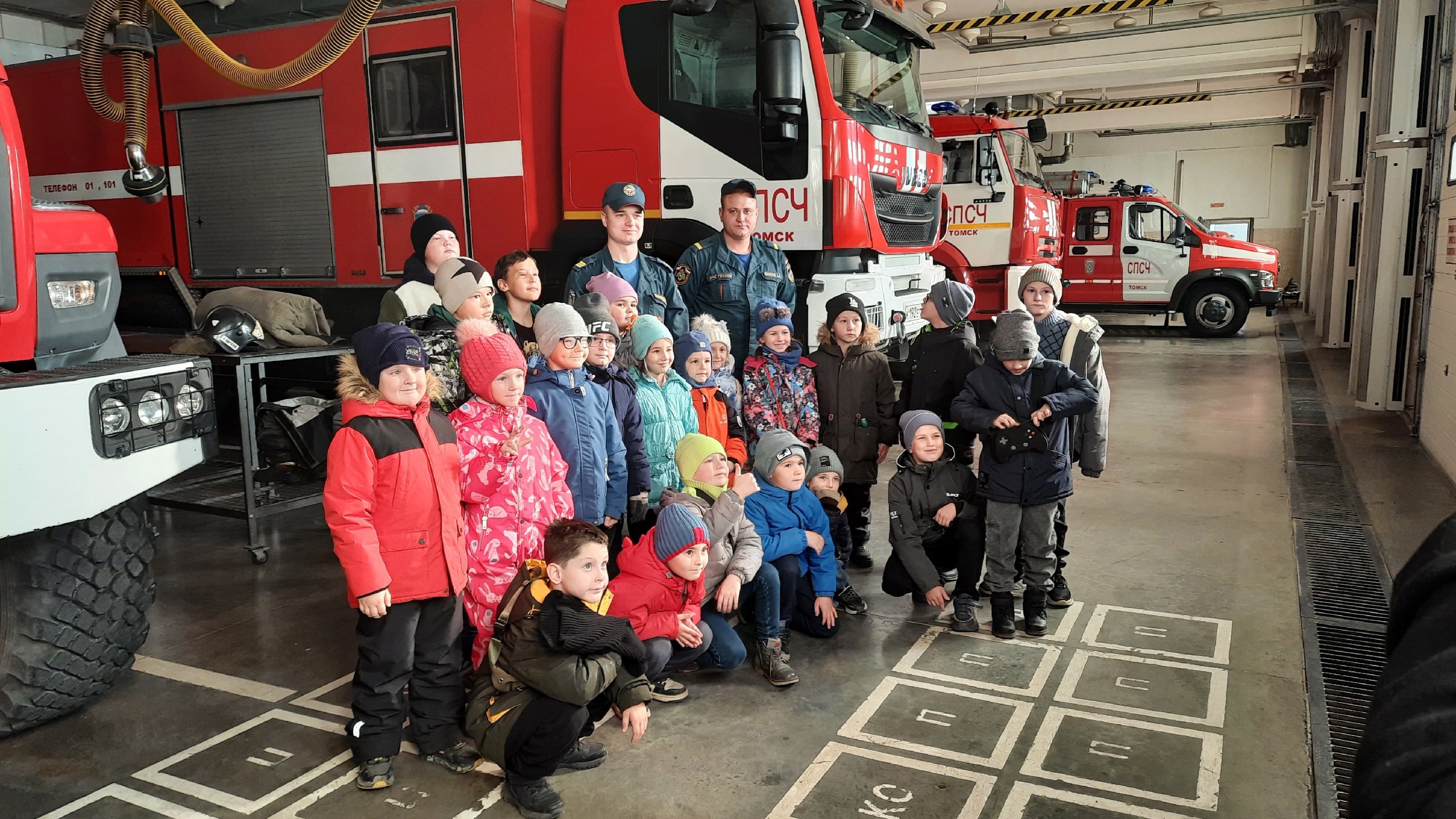 Ребята 1-4 классов посетили экскурсию в «Пожарную часть».
