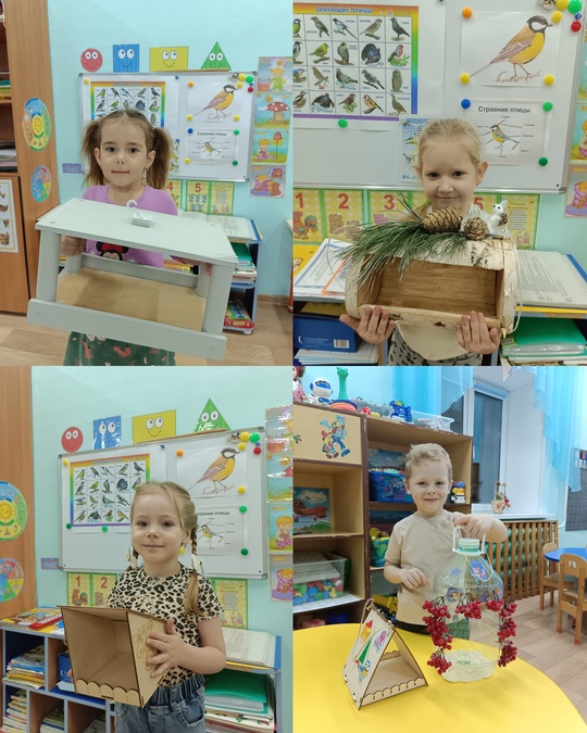 Кормушки для птиц в природном парке &amp;quot;Околица&amp;quot;..